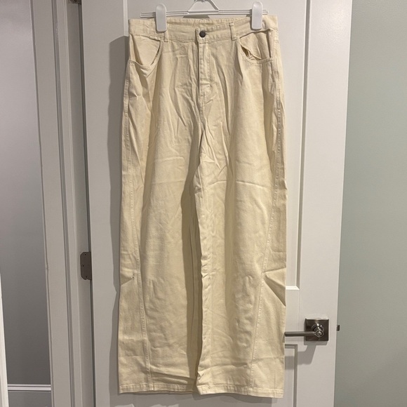 Double Zero Womens Wide Leg Jeans Large - Picture 1 of 6